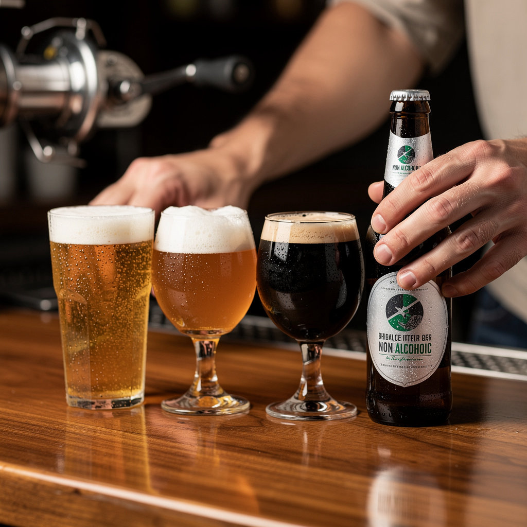 Burgers, Bait & Beer San Diego's curated selection of craft and non-alcoholic beers on tap