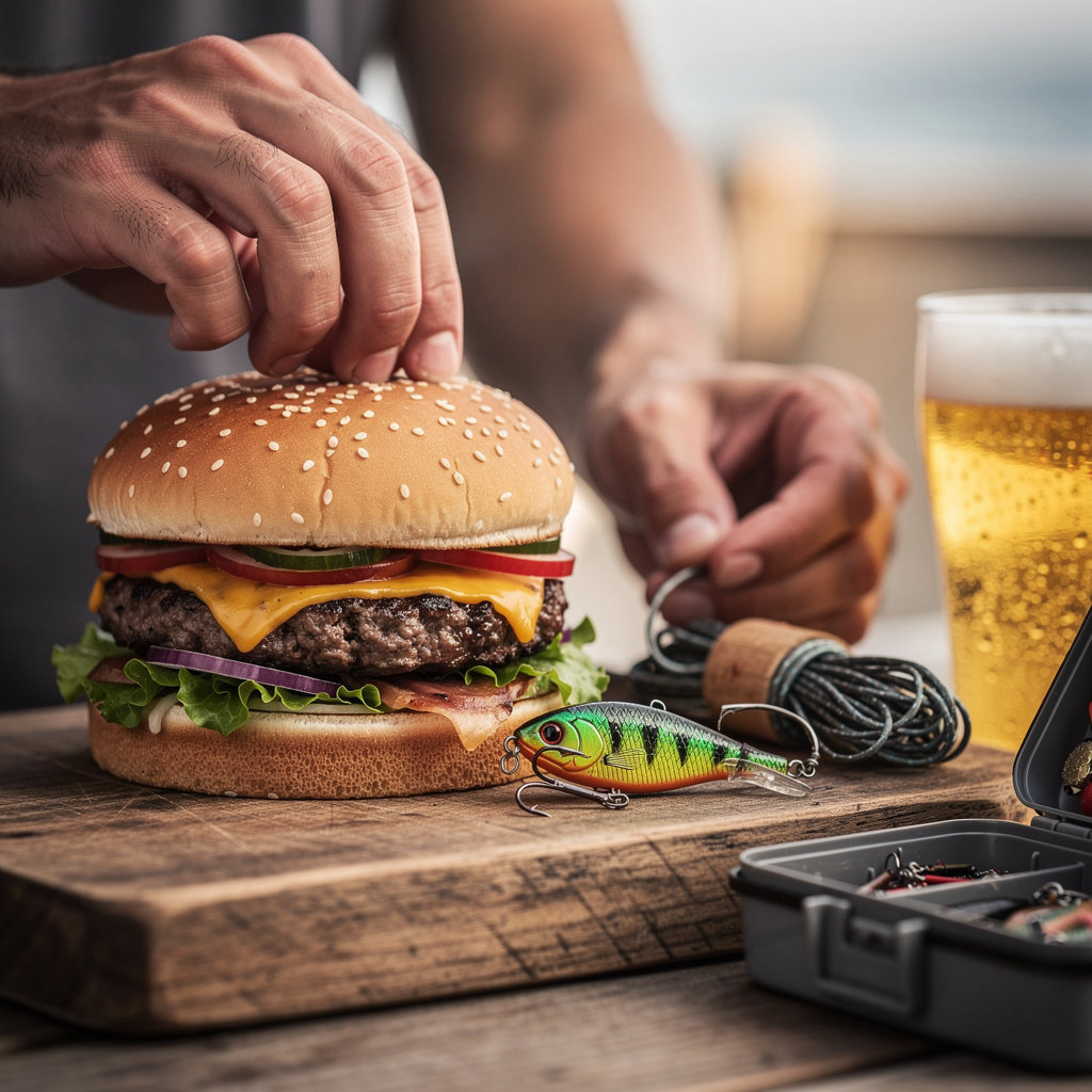 Burgers, Bait & Beer San Diego unique hybrid concept combining casual dining with fishing supplies